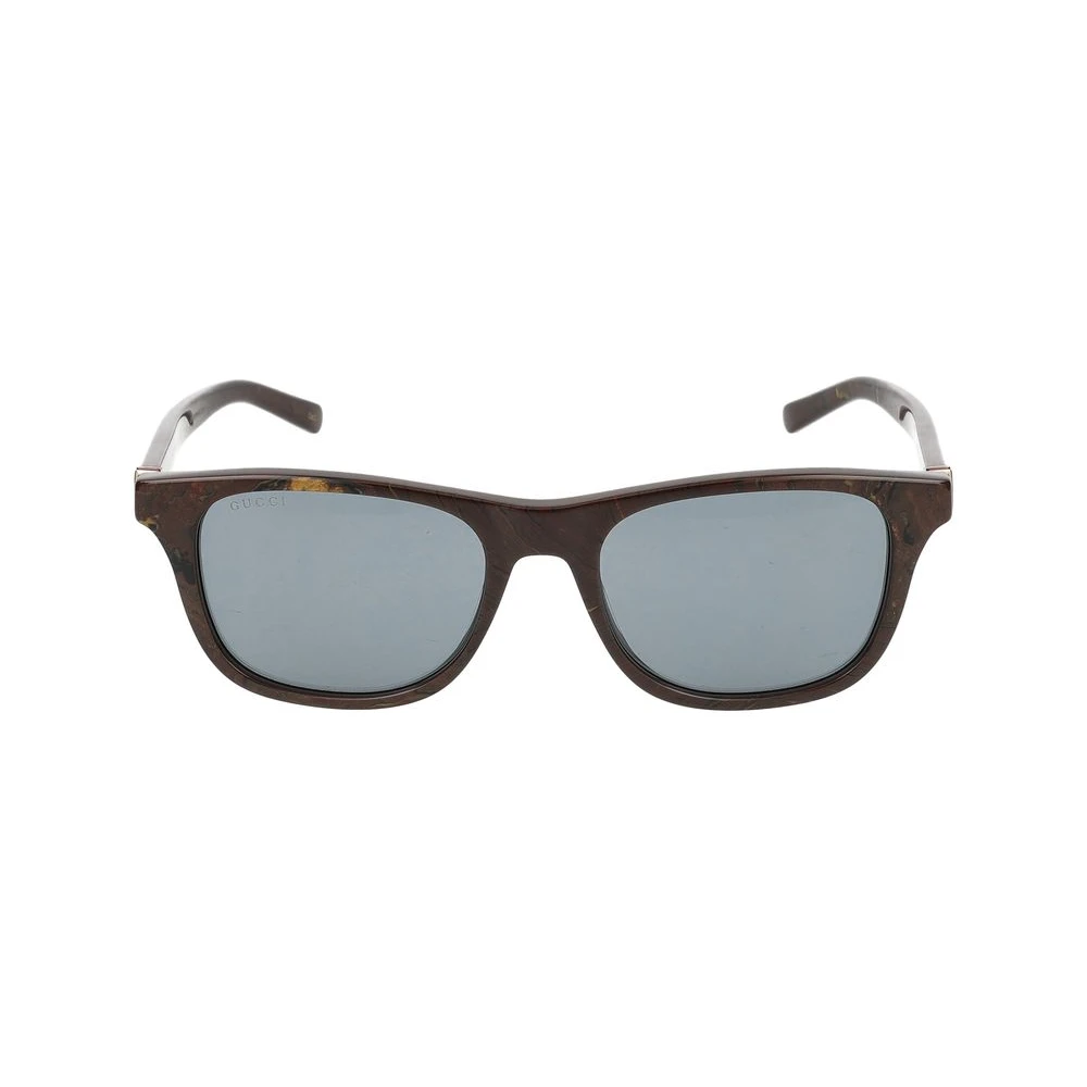 Gucci Men's Brown/Grey Sunglasses Stylish Model