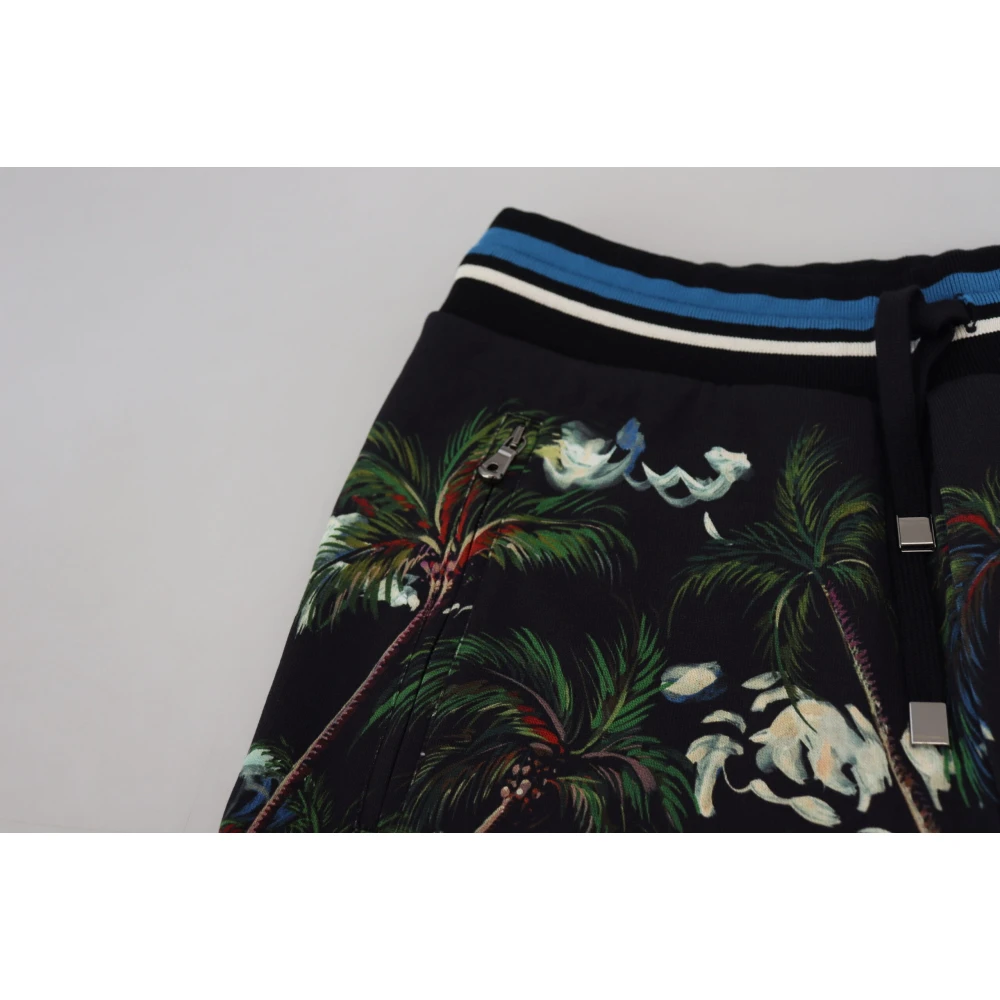 Dolce & Gabbana Vulkaanprint Casual Shorts Multicolor Heren