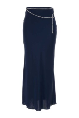 blue-satin-skirt