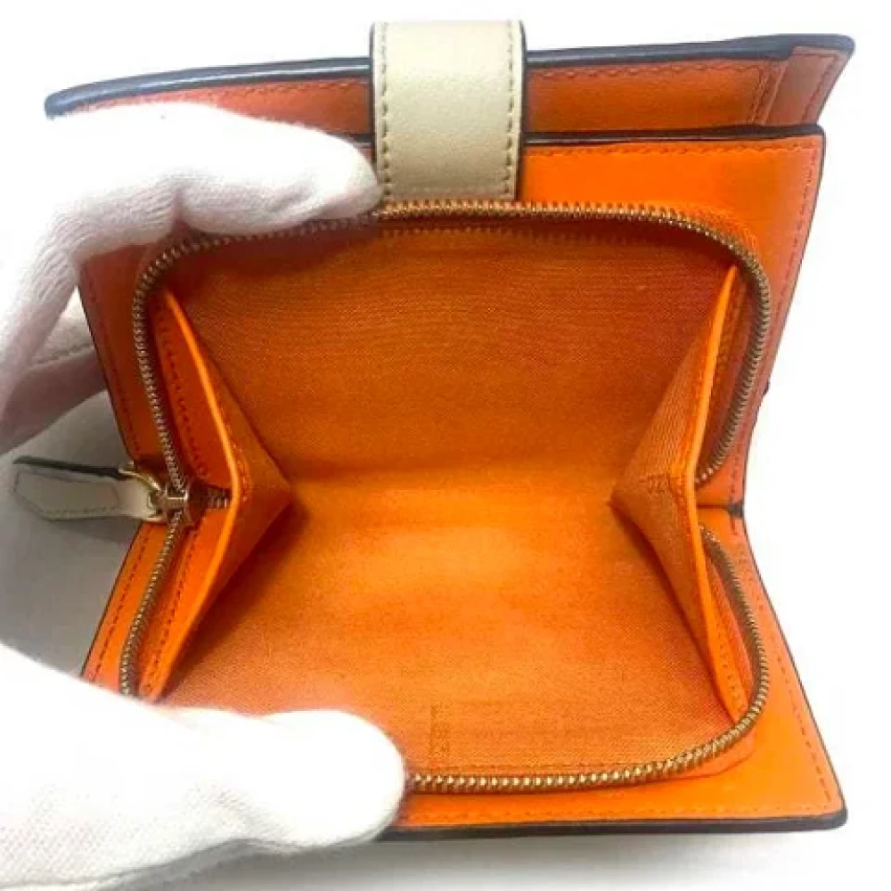 Fendi Vintage Pre-owned Fabric wallets Beige Dames