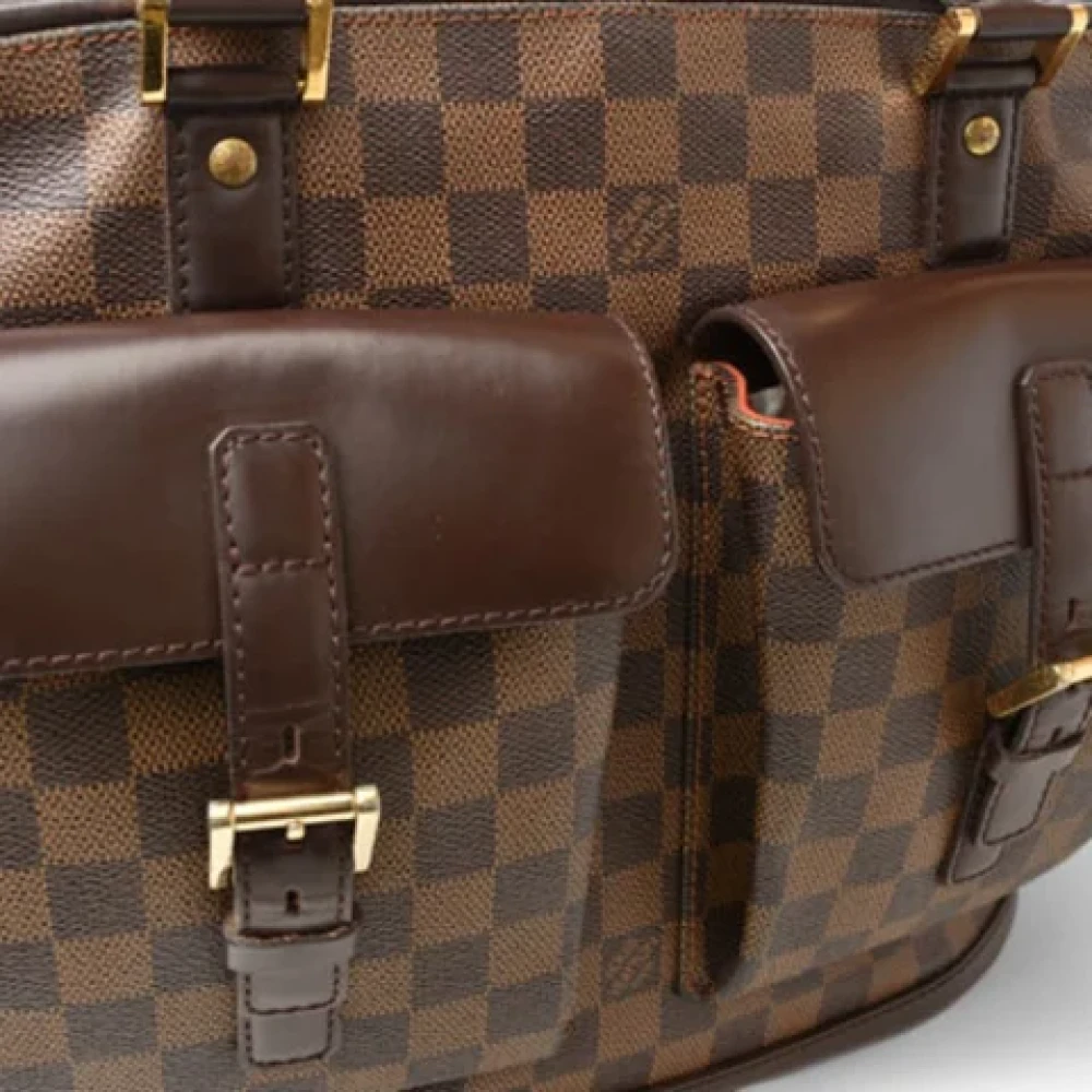 Louis Vuitton Vintage Pre-owned Canvas shoulder-bags Brown Dames
