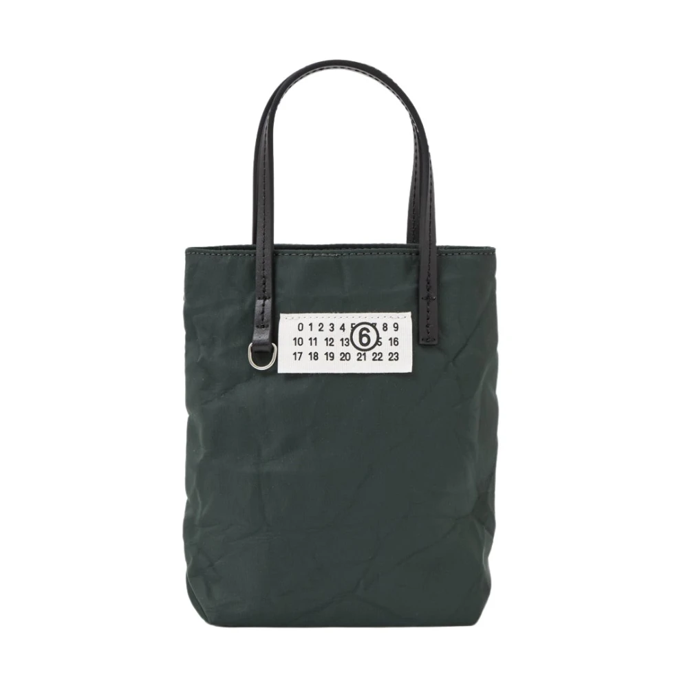 MM6 Maison Margiela Stijlvolle leren tas voor vrouwen Green Dames