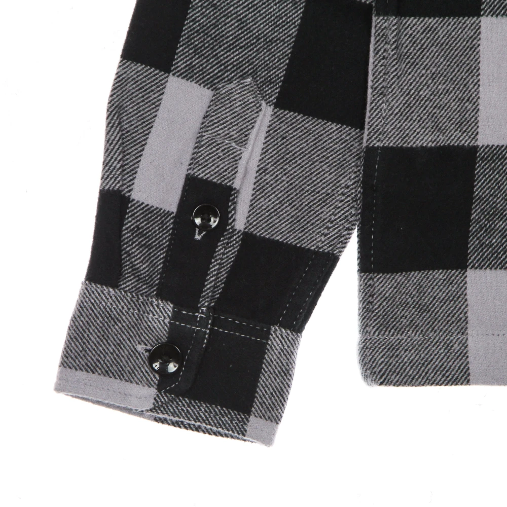 Dickies Lila Grijs Flanellen Overhemd Lange Mouwen Multicolor Dames