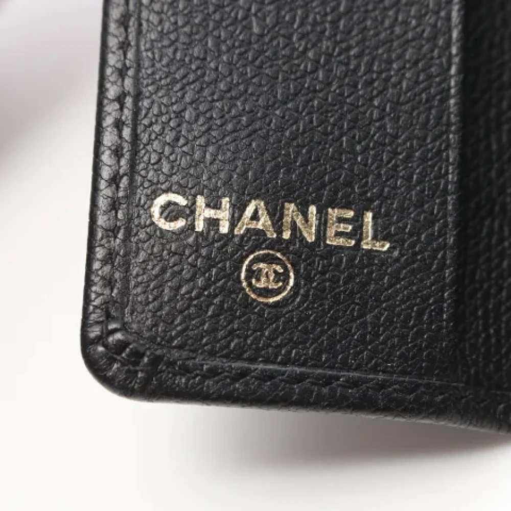 Chanel Vintage Pre-owned Leather key-holders Black Dames