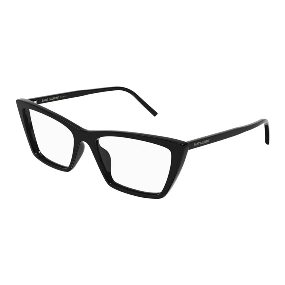 Saint Laurent Women's Black Glasses, 54 Mm, Mica Thin Optical Frame