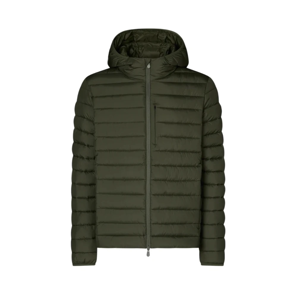 Save The Duck Men's Green Juncus Puffer Jacket