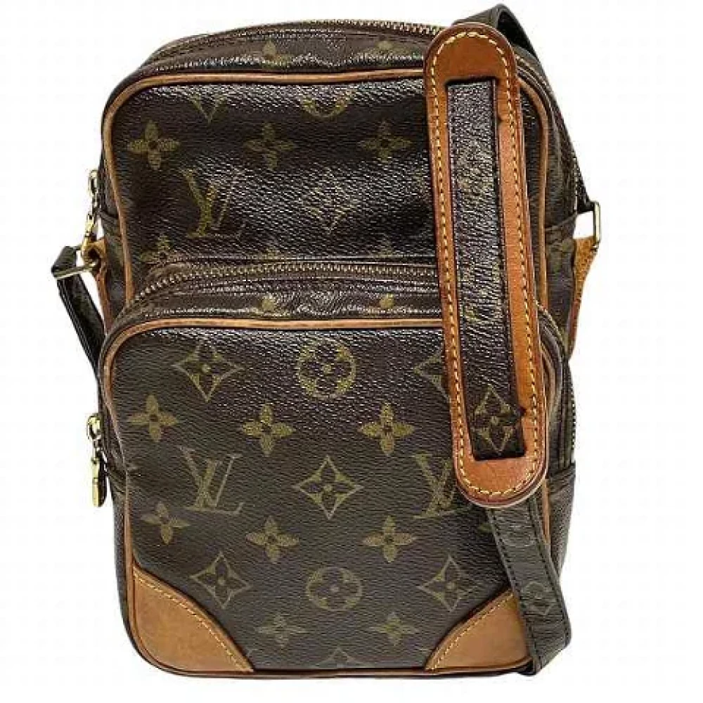 Louis Vuitton Vintage Pre-owned Canvas crossbody-bags Brown Dames