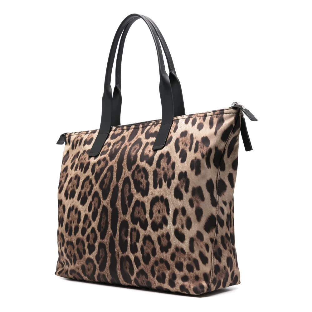 Dolce & Gabbana Bruine tassen met ritssluiting Brown Heren