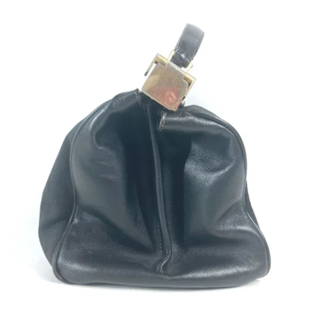 Fendi Vintage Pre-owned Plastic handbags Black Dames
