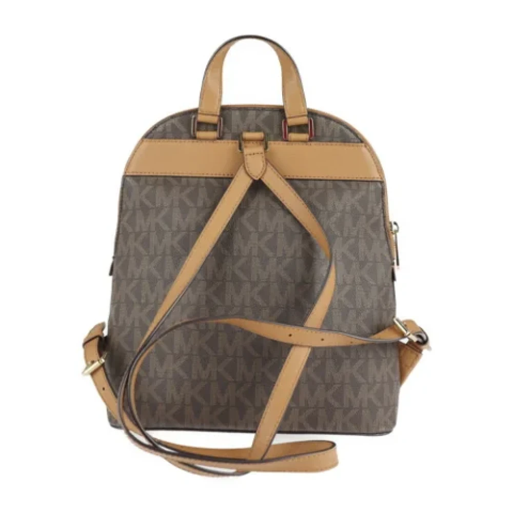 Michael Kors Pre-owned Fabric backpacks Brown Dames
