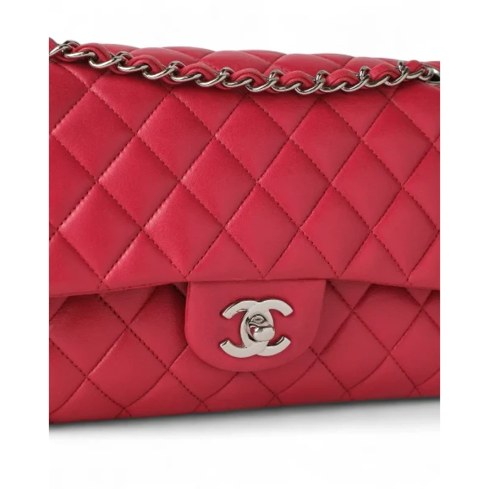Chanel Vintage Pre-owned Leather chanel-bags Red Dames