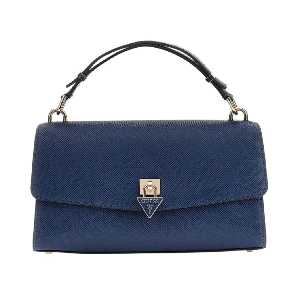Guess Women's Blue Handbags, One Size, Patsie Logo Crossbody Bag