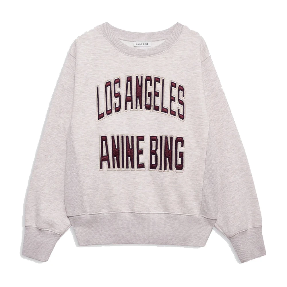 Anine Bing Women's Gray Sweatshirts, Xs, Sweatshirts