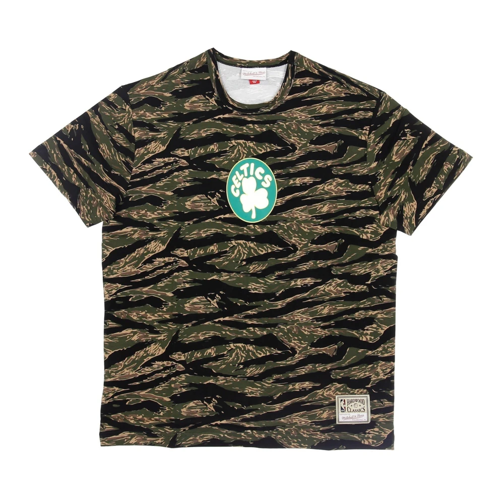 Mitchell & Ness NBA Tiger Camo Oversized Tee Brown Heren