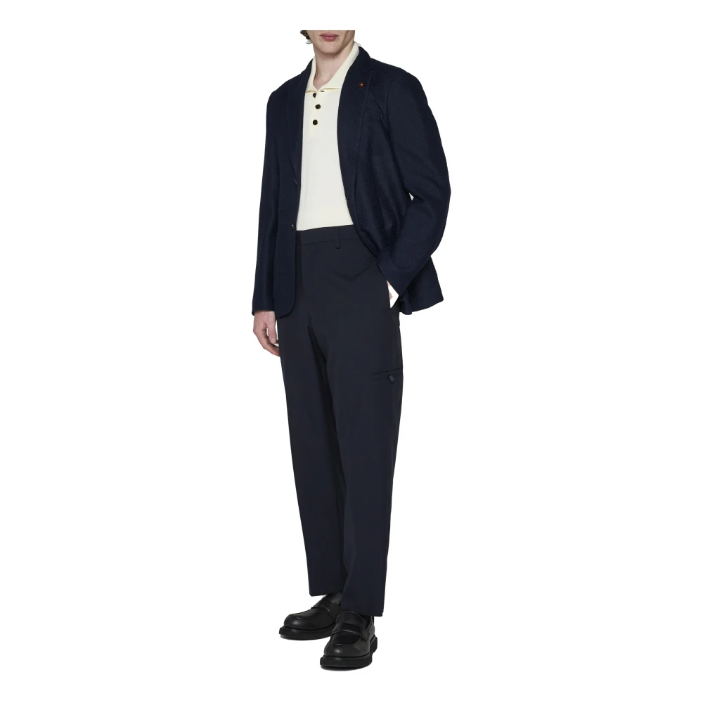 Lardini Blauwe Herenjassen Blue Heren