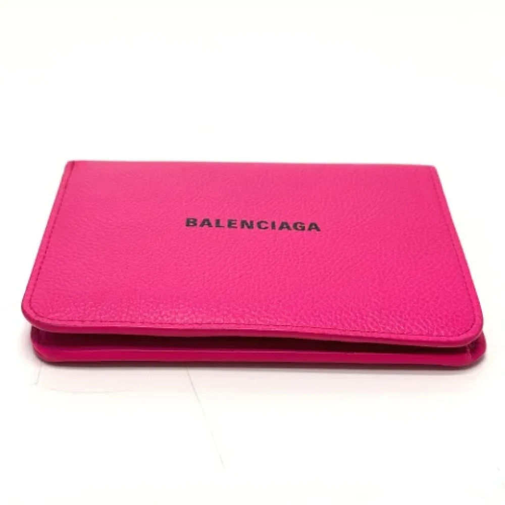 Balenciaga Vintage Pre-owned Leather wallets Pink Dames
