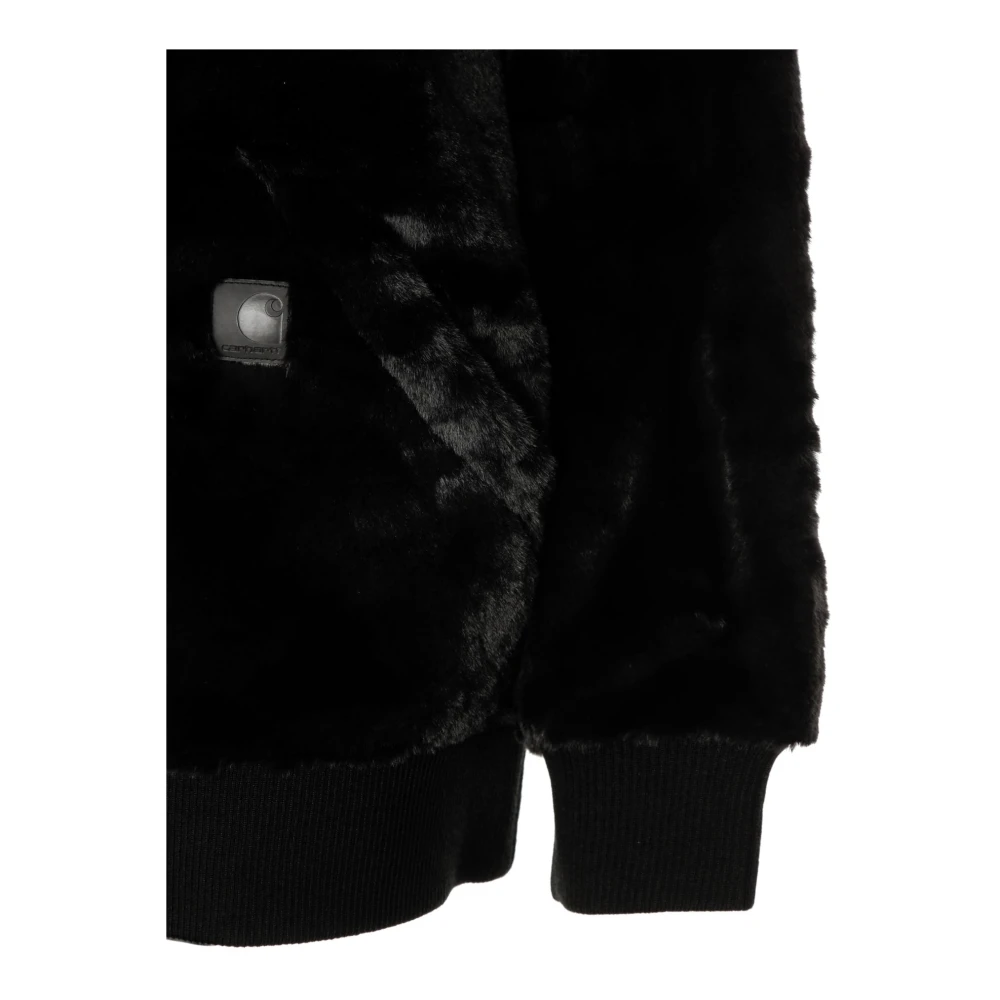 Carhartt WIP Gezellige Hoodie Jas Black Dames