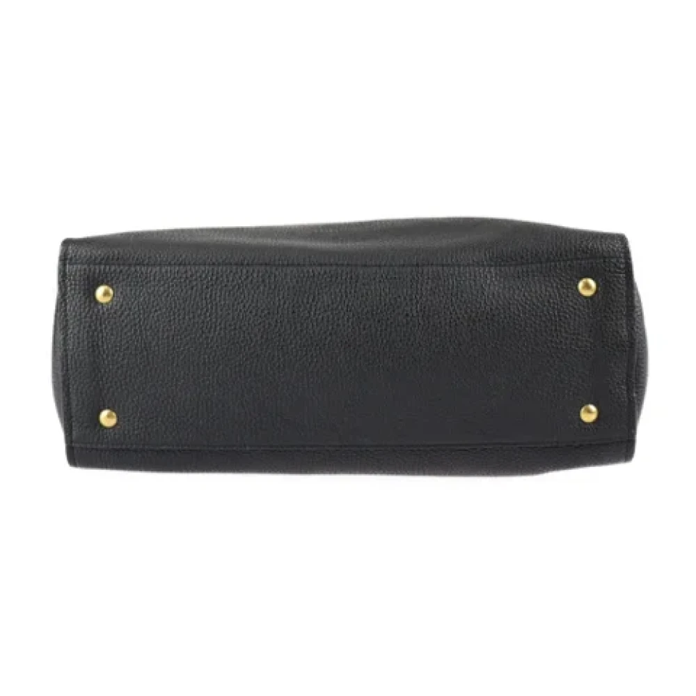 Salvatore Ferragamo Pre-owned Fabric shoulder-bags Black Dames