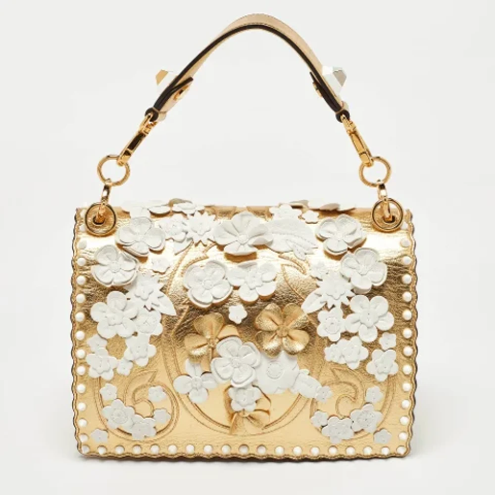Fendi Vintage Pre-owned Leather fendi-bags Yellow Dames