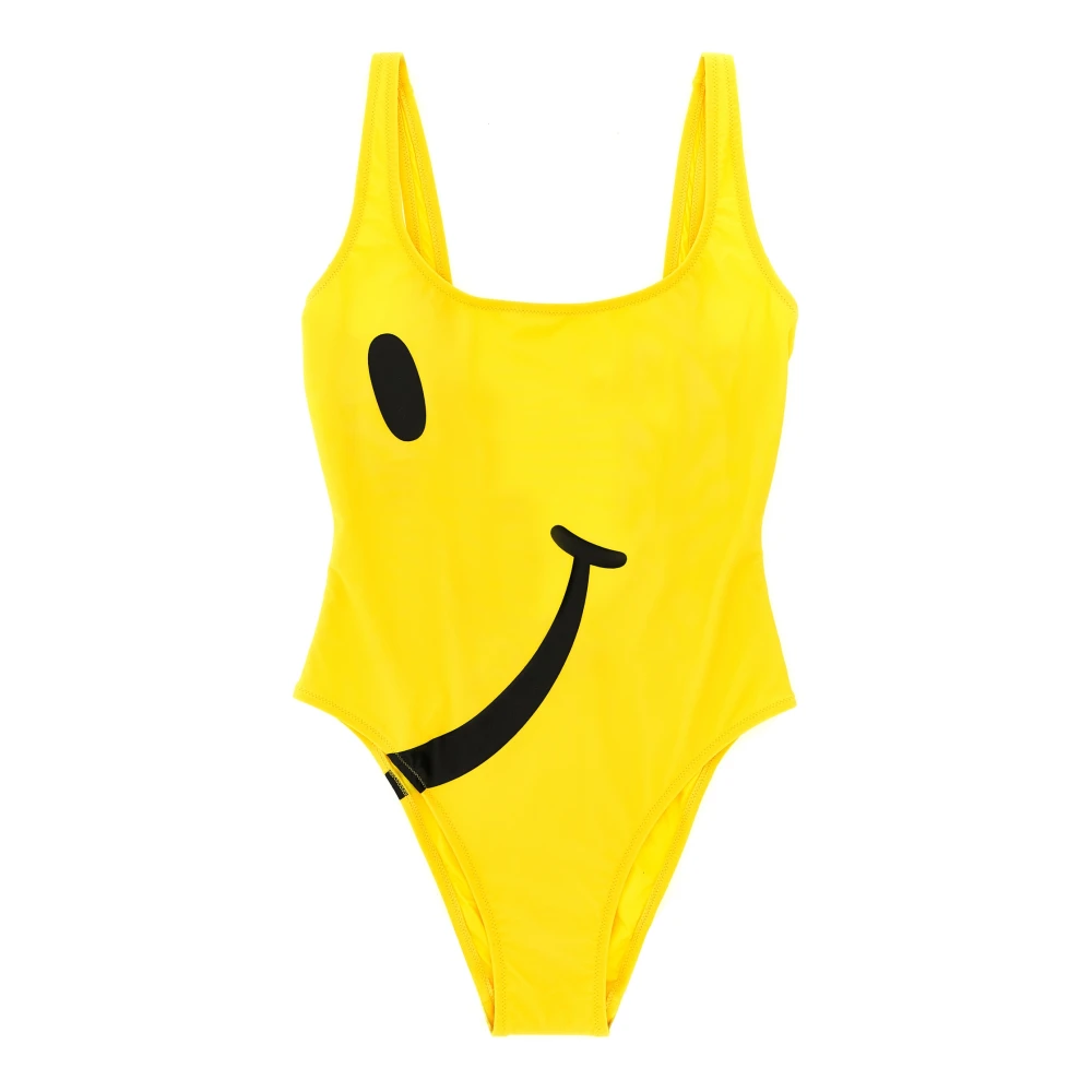 Moschino Women's Yellow One-Piece Swimsuit - Swimsuits - Xs - Swimwear