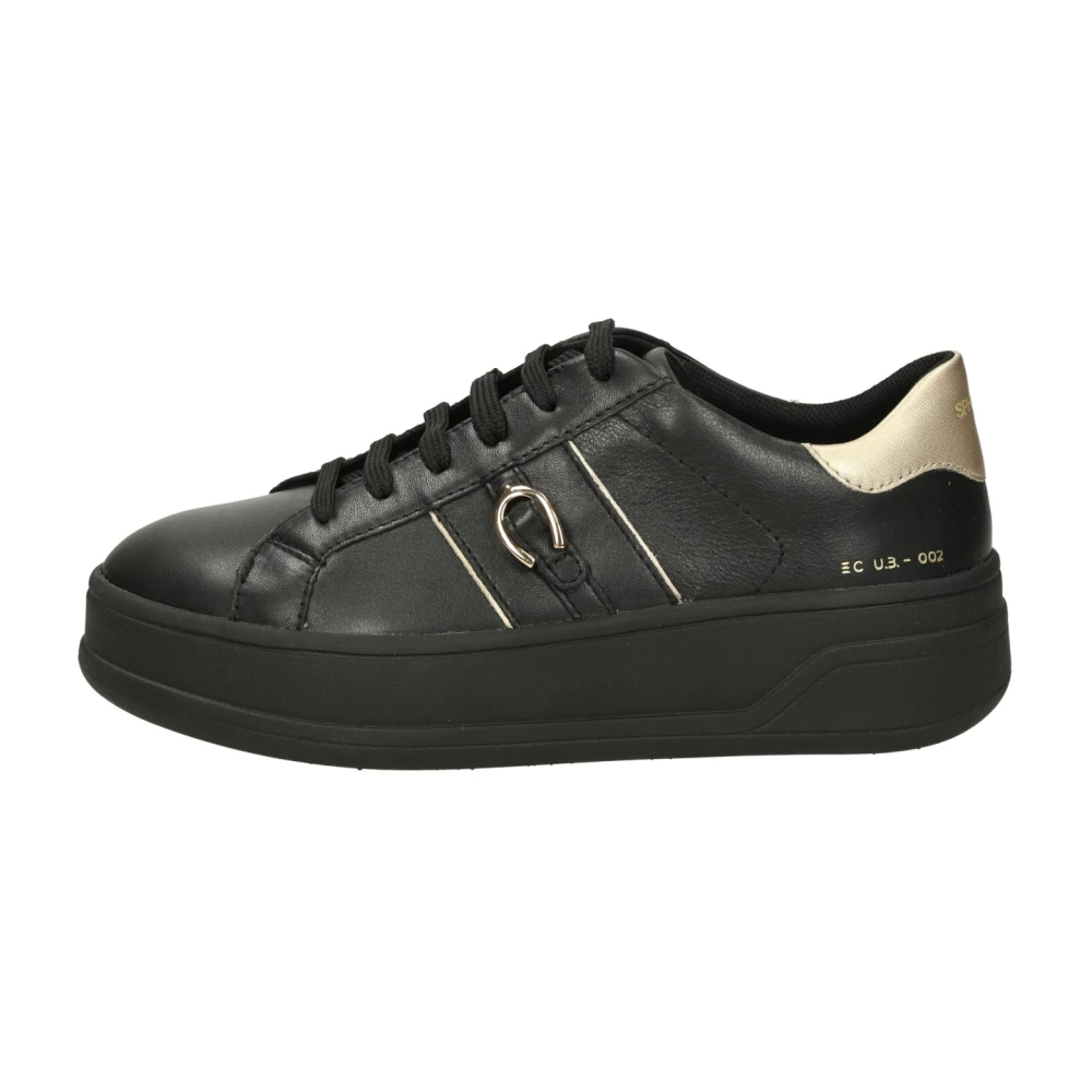 Geox , Damen, Schuhe, Schwarzk, 38 Eu