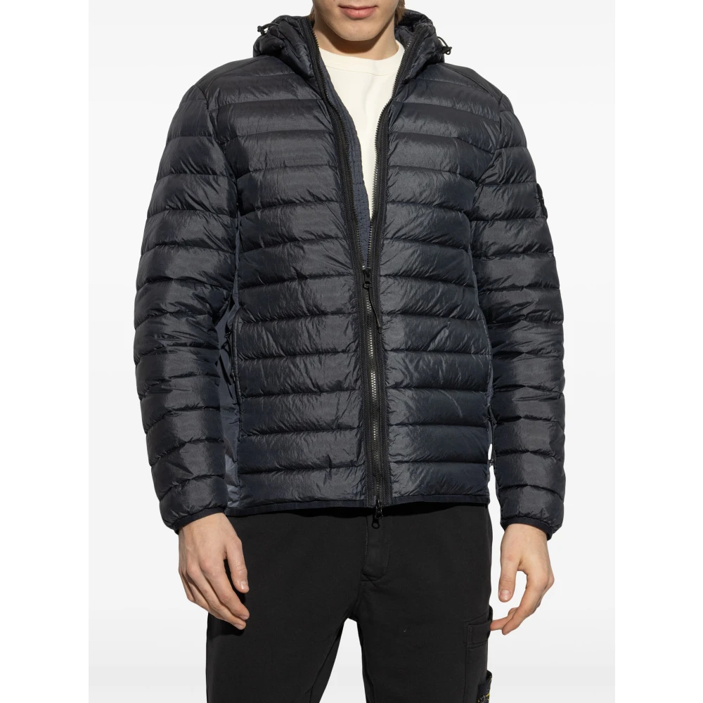 Stone Island Stijlvolle buitenjas Black Heren