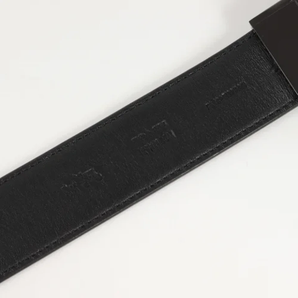 Coach Pre-owned Leather belts Black Heren