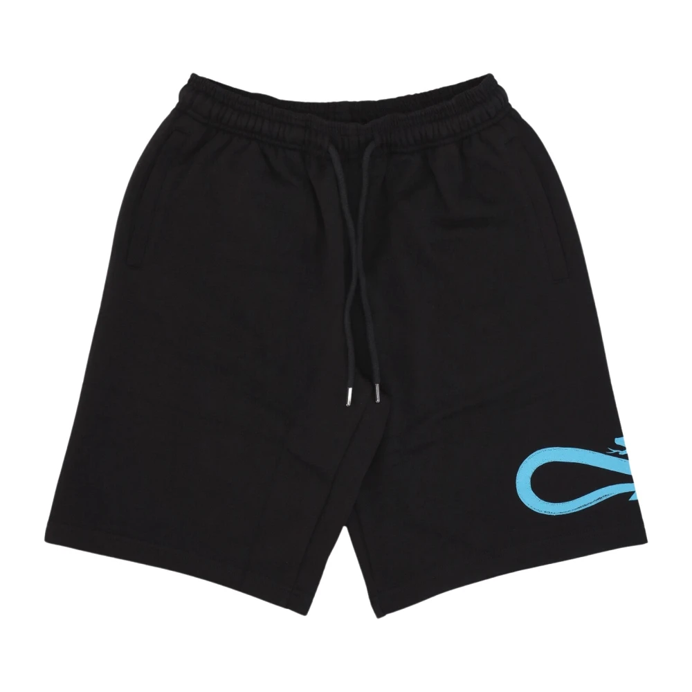 Propaganda Zwarte Logo Sweatshorts Black Heren