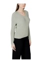 groene-v-hals-lurex-sweater
