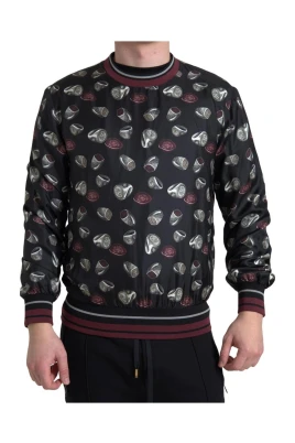 Silkes Crewneck Tröja med Ringtryck