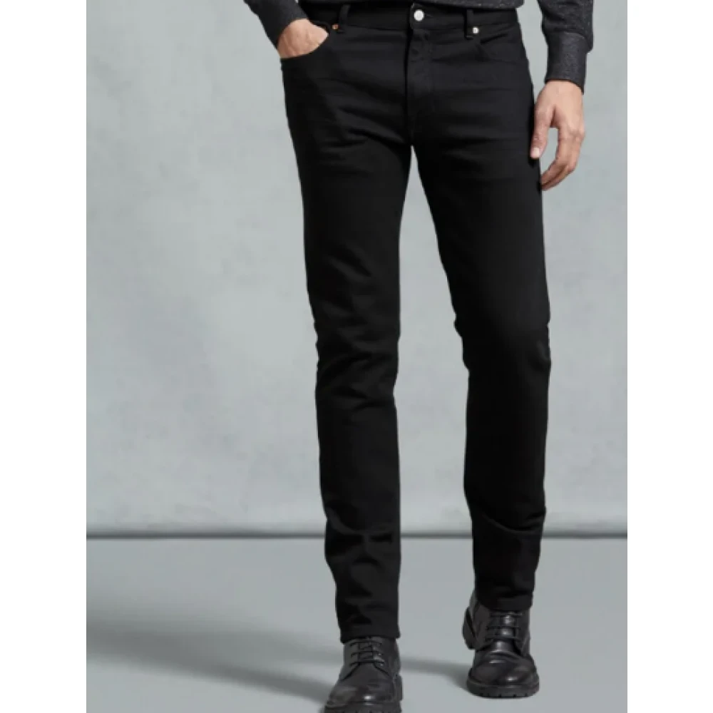 Belstaff Zwarte Slim-Fit Longton Jeans Black Heren