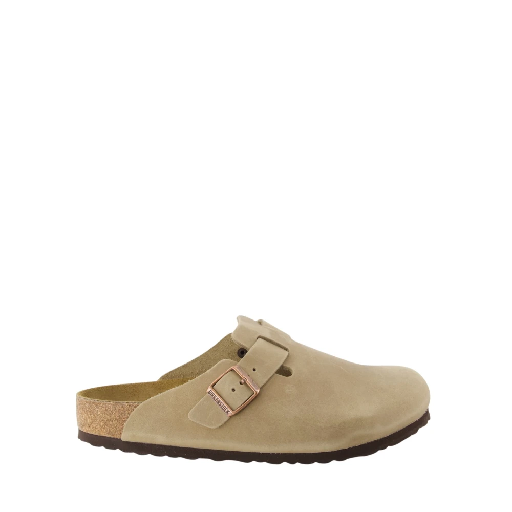 Birkenstock Unisex Brown Boston Waxy Tobacco Regular Clogs Uk Size 11.5 - Image 3