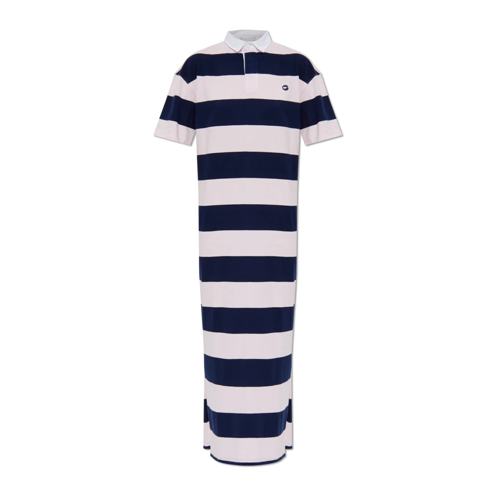 Coperni Gestreepte patroon jurk Pink Dames