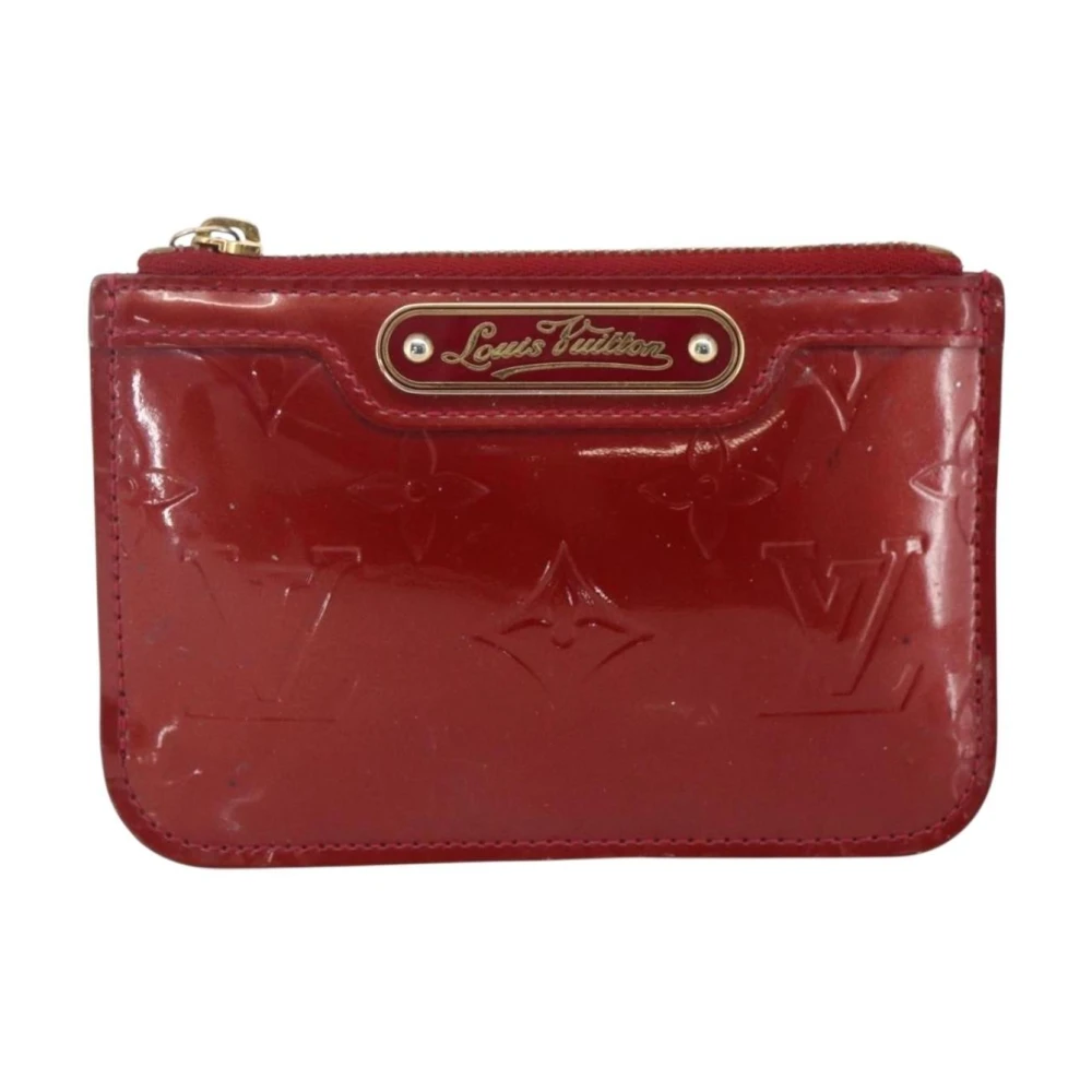 Louis Vuitton Vintage Women's Red Pre-Owned Vintage Monogram Vernis Pouch