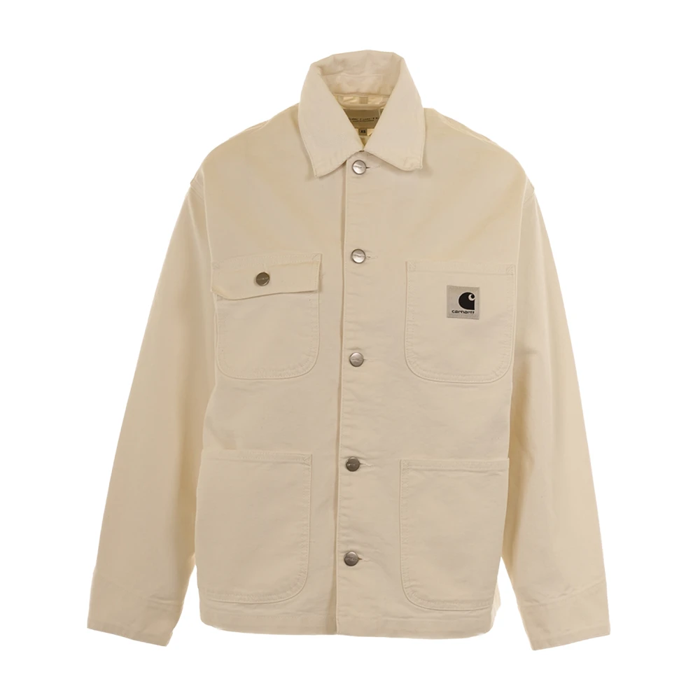 Carhartt Wip Women's Beige Og Michigan Coat - Light Jackets - M - Jackets