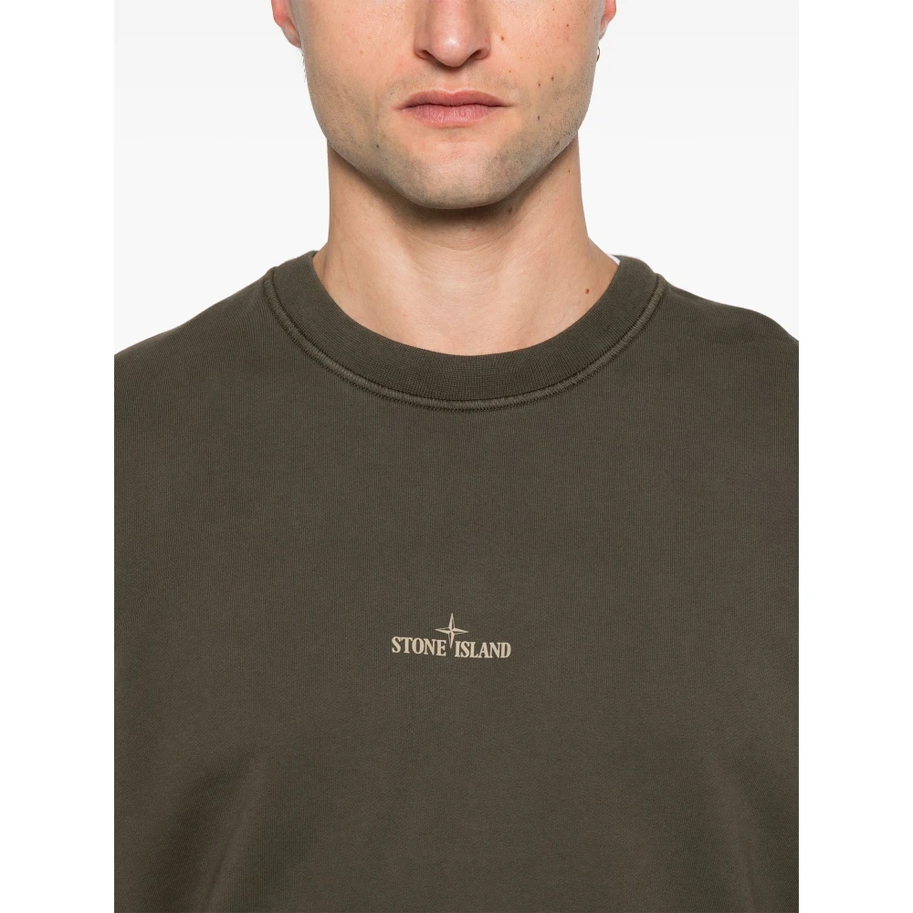 Stone Island Stijlvolle Sweatshirt V0054 Green Heren