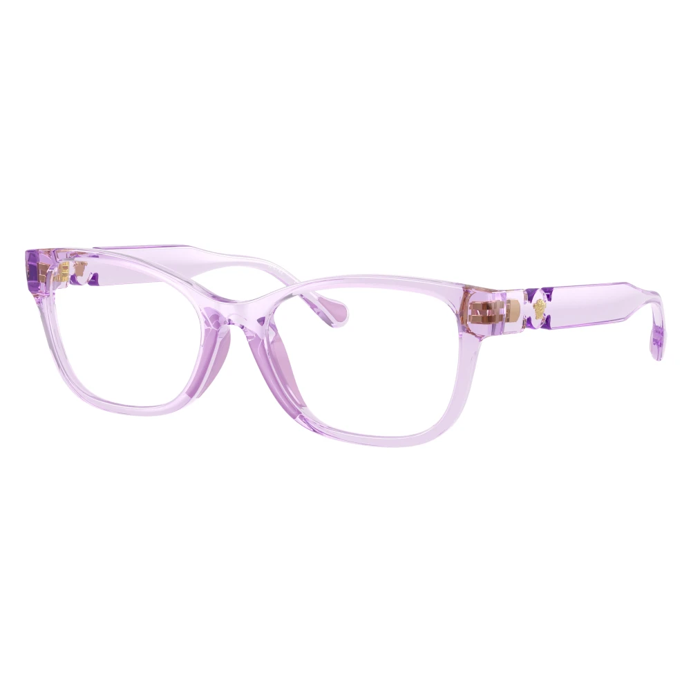 Versace Purple Vk3016u 5372 Kid Optical Frames Injected Violet Transparent Cat Eye Normal - Image 2