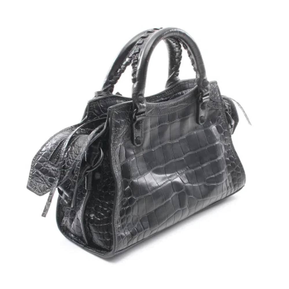 Balenciaga Vintage Pre-owned Leather balenciaga-bags Black Dames