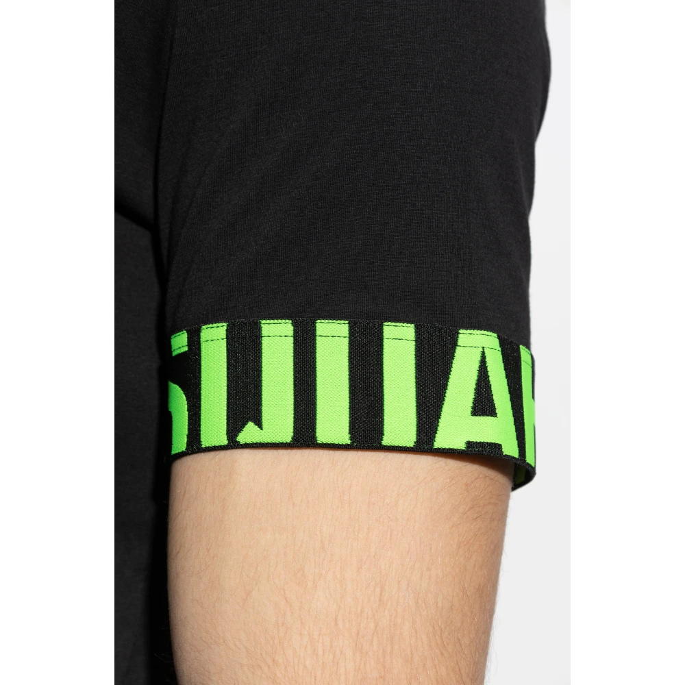 Dsquared2 T-shirt uit de ondergoedcollectie Black Heren