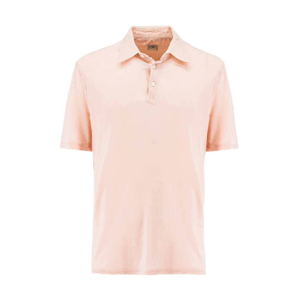 Fedeli Polo Shirt Pink Heren