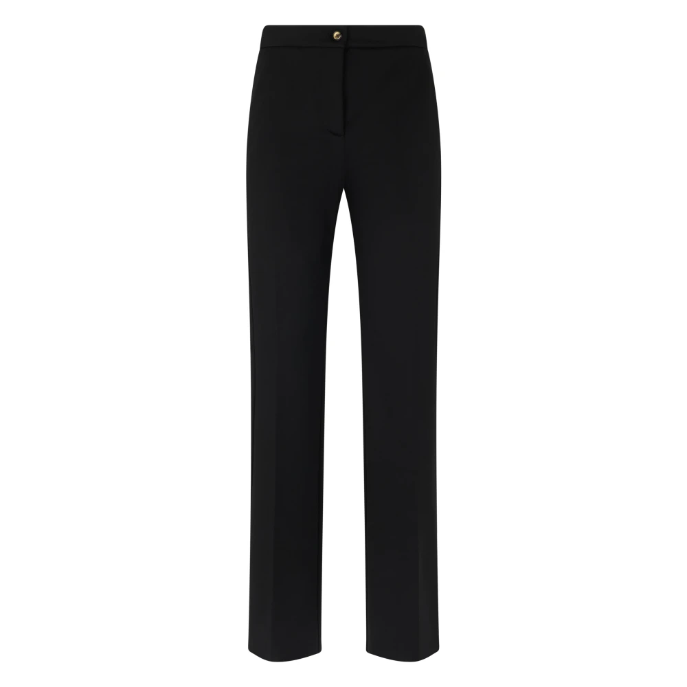 Pinko Women's Black Straight Trousers - Straight Trousers - Xl - Trousers