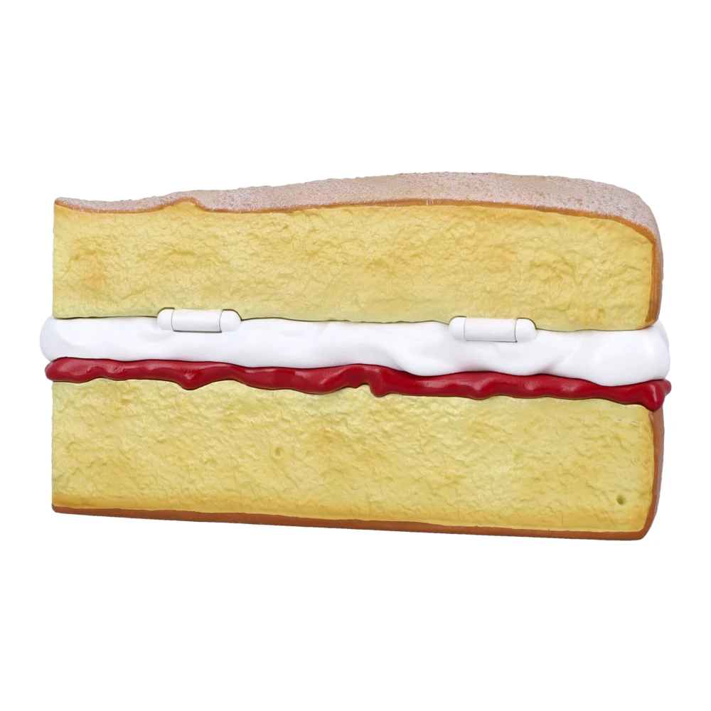 JW Anderson Beige Victoria Sponge Clutch Tas Beige Dames