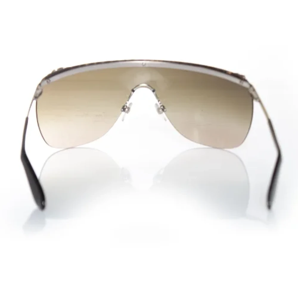 Chanel Vintage Pre-owned Plastic sunglasses Brown Dames