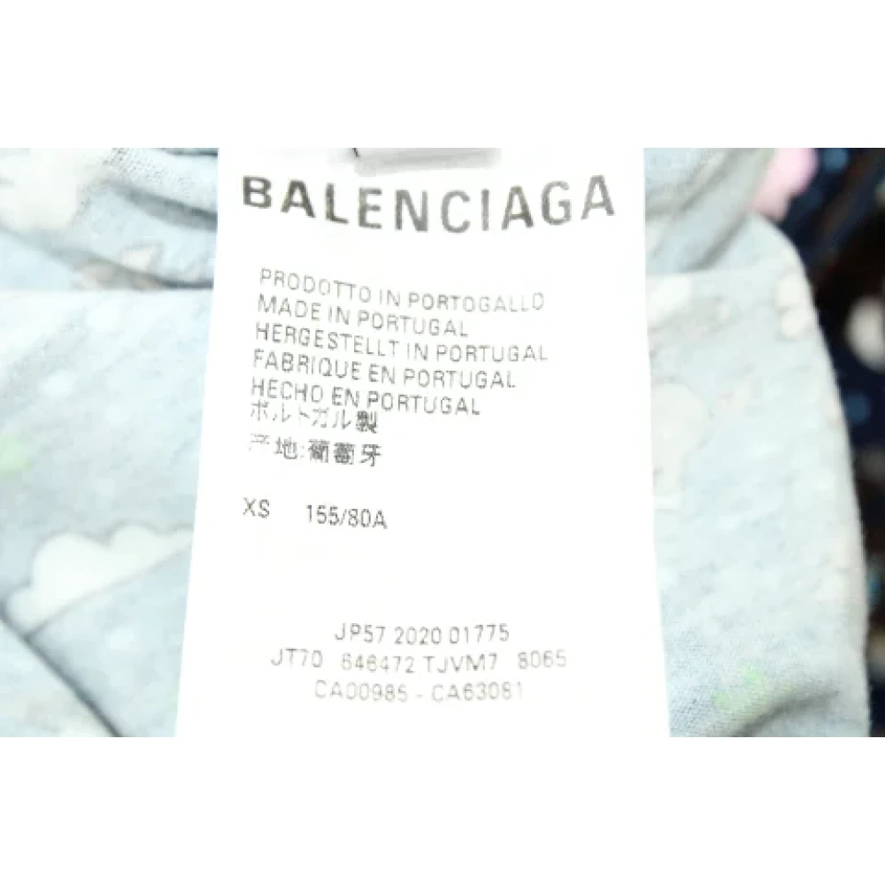 Balenciaga Vintage Pre-owned Cotton tops Multicolor Dames