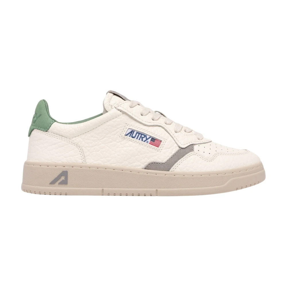 Autry Men's White Medalist Low