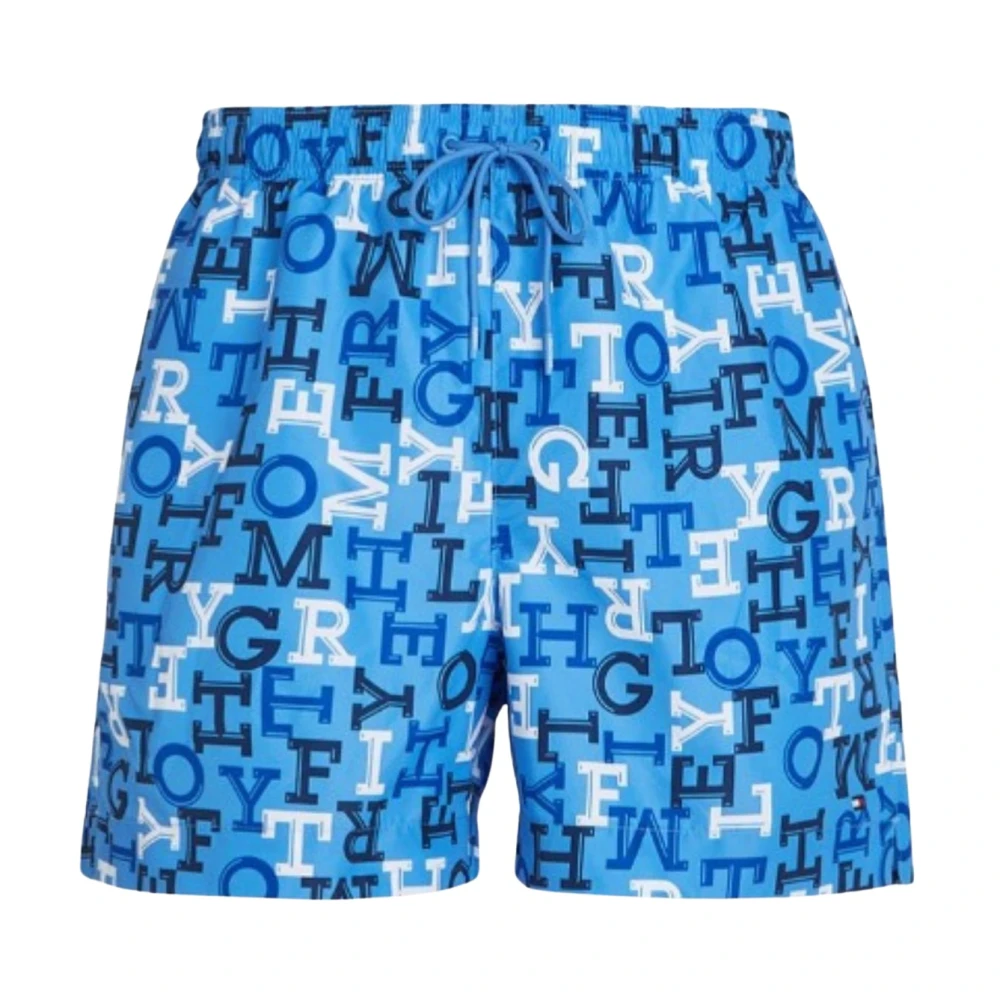 Tommy Hilfiger Mannen Trekkoord Print Kostuum Blue Heren