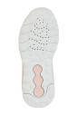 baskets-fille-corail-blanc