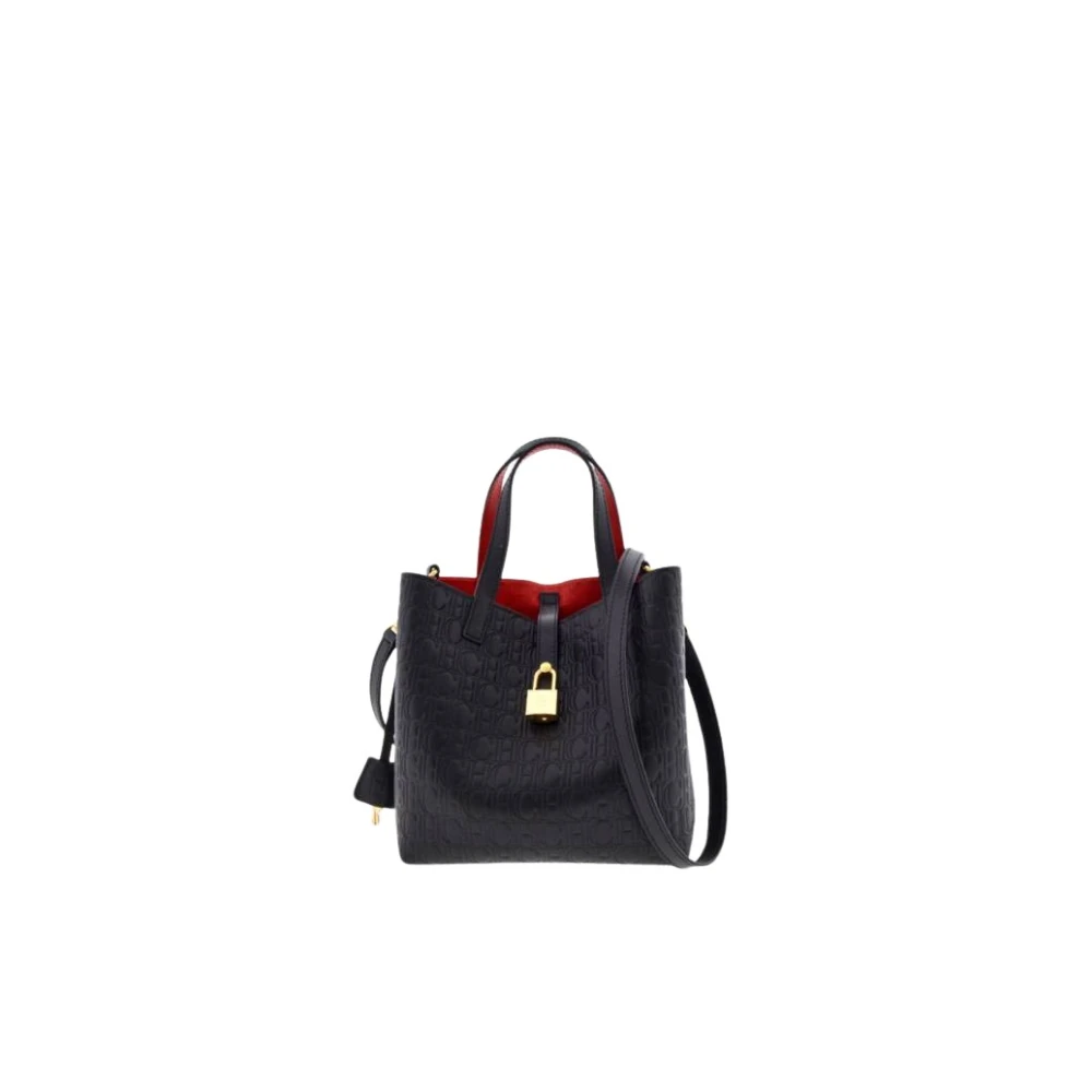 Carolina Herrera Matryoshka Locked XS Handtas Black Dames