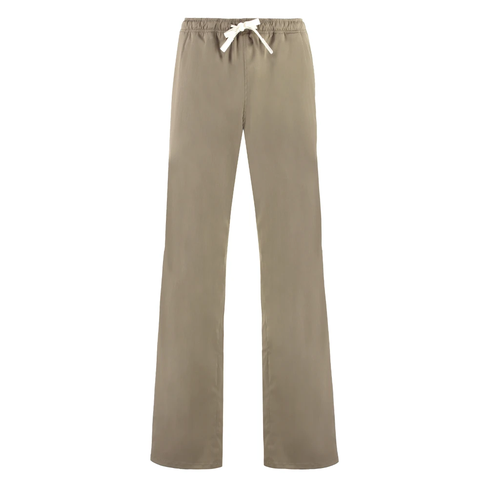 Palm Angels Wollen broek met zakken Green Heren