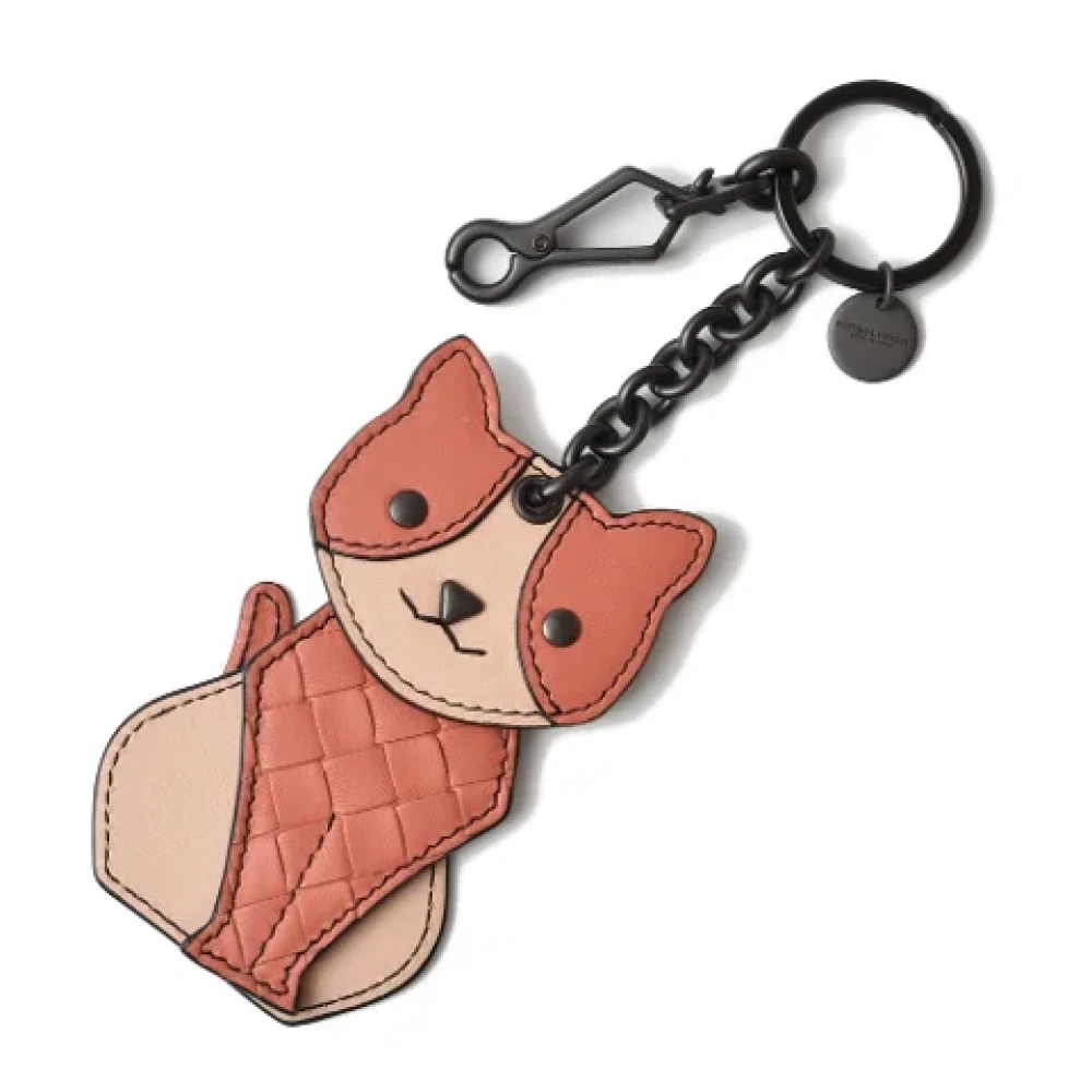 Bottega Veneta Vintage Pre-owned Leather key-holders Pink Dames